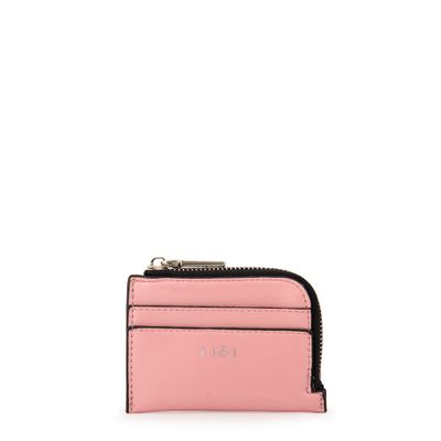 Tarjetero aura pequeña rosado
