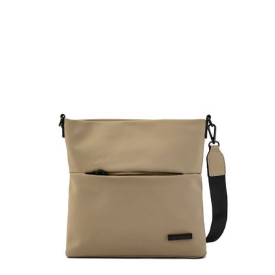 Cartera bandolera mediana carlota taupe