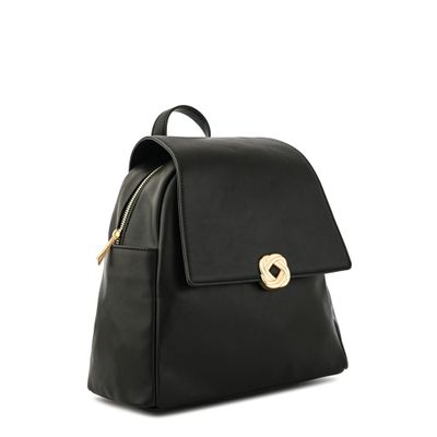 Imagen 2 del producto Mochila con tapa mediana agata negro