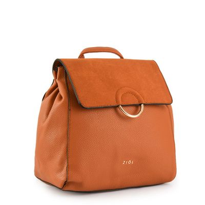 Imagen 2 del producto Mochila con tapa mediana sophie camel