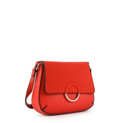 Imagen 2 del producto Cartera bandolera con tapa pequeña sophie rojo