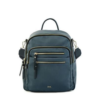 Mochila mediana abelia azul oscuro