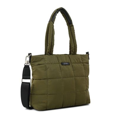 Imagen 2 del producto Cartera tote mediana nacha verde oliva