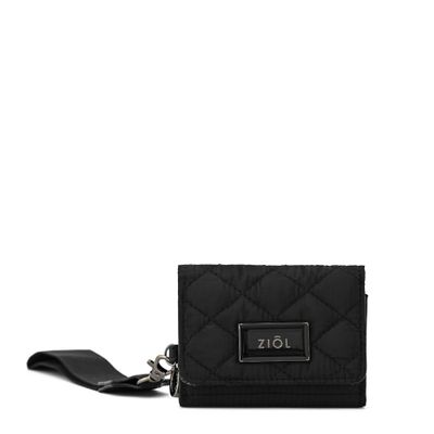 billetera cierre exterior pequeña cersei negro