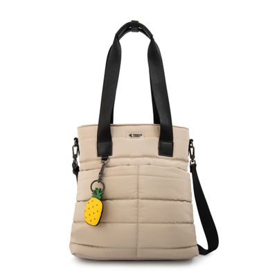 Imagen 1 del producto Cartera tote shopping tiana mediana beige