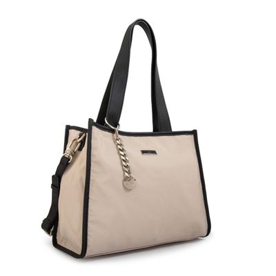 Imagen 2 del producto Cartera tote renatta mediana blanco crudo