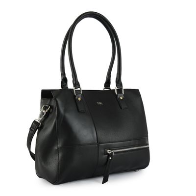 Imagen 2 del producto Cartera dos asas tres divisiones grande lupe negro