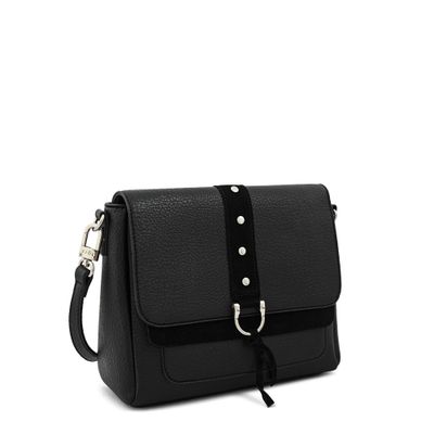 Imagen 2 del producto Cartera bandolera con tapa pequeña althea negro