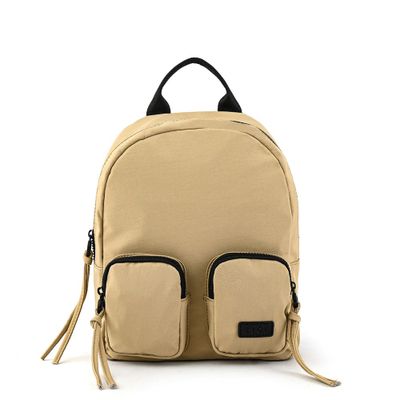 Mochila mediana fara beige