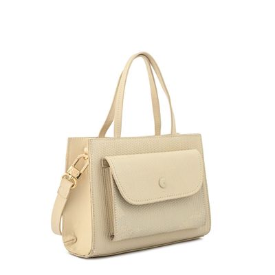 Imagen 2 del producto Cartera tote mediana jofi blanco crudo