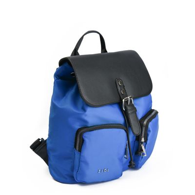 Imagen 2 del producto Mochila con tapa mediana minzip azul