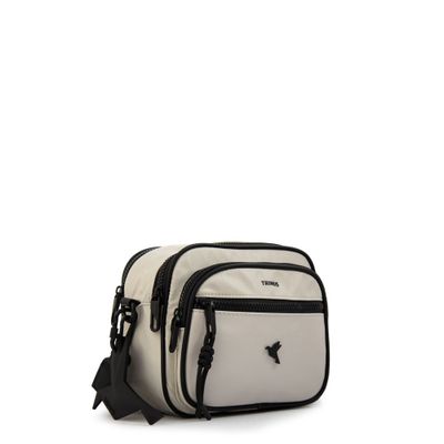 Imagen 2 del producto Cartera Bandolera mediana carina gris claro