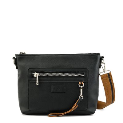 Cartera bandolera mediana tania negro