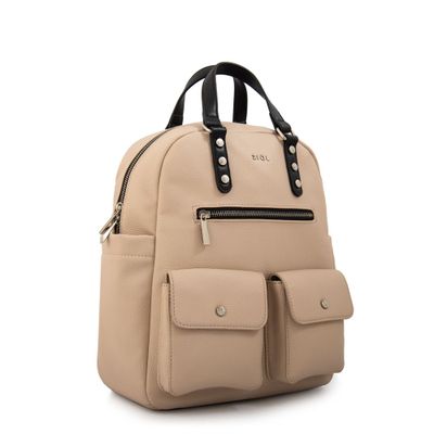 Imagen 2 del producto Mochila alisa mediana beige