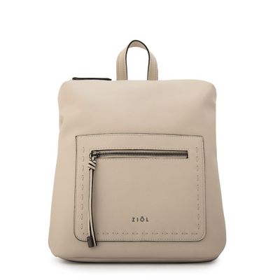 Mochila ingrid mediana blanco crudo