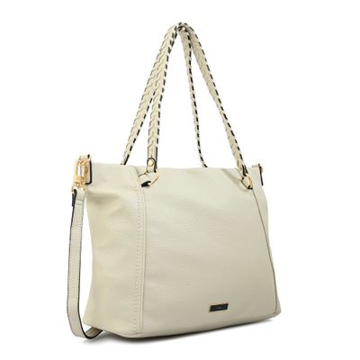 Imagen 2 del producto Cartera tote grande rosita blanco crudo