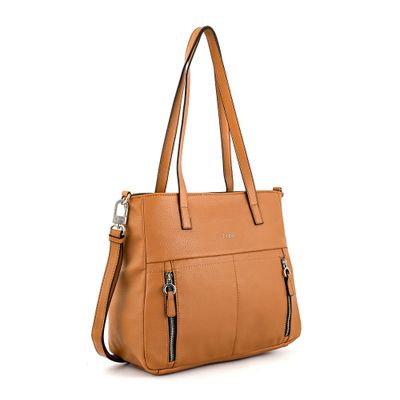 Imagen 2 del producto Cartera tote tres divisiones mediana willow camel