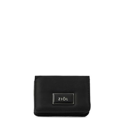 Tarjetero con bolsillo interior pequeña zia negro