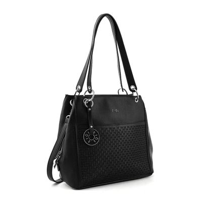 Imagen 2 del producto Cartera tote tres divisiones grande asturias negro