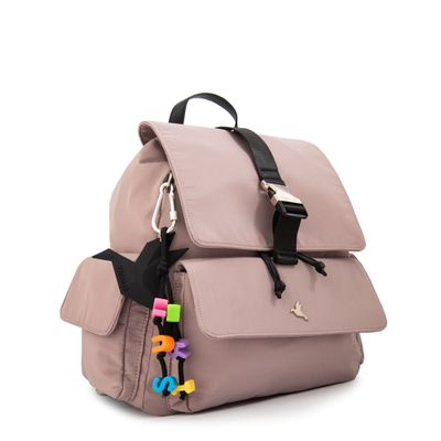 Imagen 2 del producto Mochila con tapa melania mediana rosa viejo