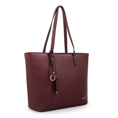 Imagen 2 del producto Cartera tote bote izadora grande burdeo