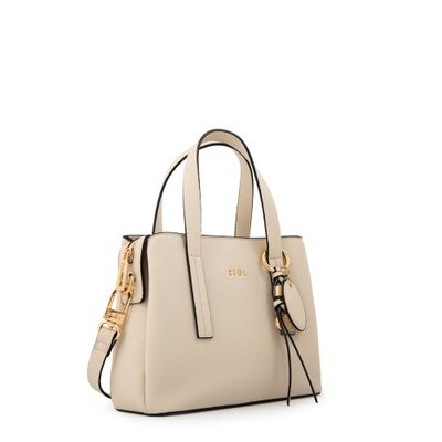 Imagen 2 del producto Cartera tote tres divisiones aurora mediana blanco crudo