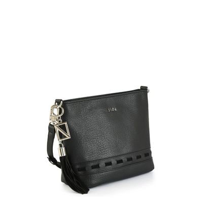 Imagen 2 del producto Cartera bandolera mediana kristal negro