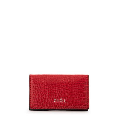 Tarjetero amusant pequeña rojo