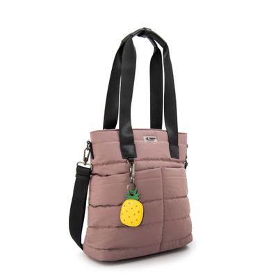 Imagen 2 del producto Cartera tote shopping tiana mediana rosa viejo