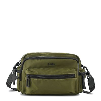 Imagen 1 del producto Cartera bandolera pequeña ronnie verde oliva