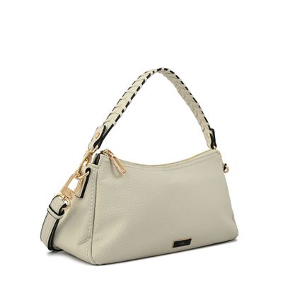 Imagen 2 del producto Cartera bandolera mediana rosita blanco crudo