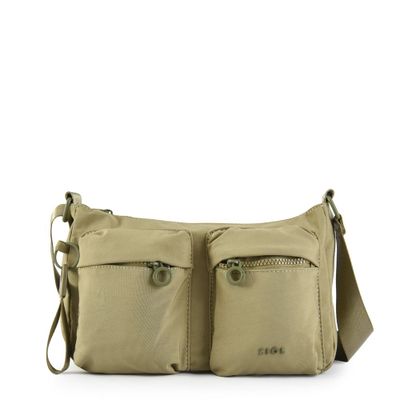 Cartera bandolera mediana veby verde oliva