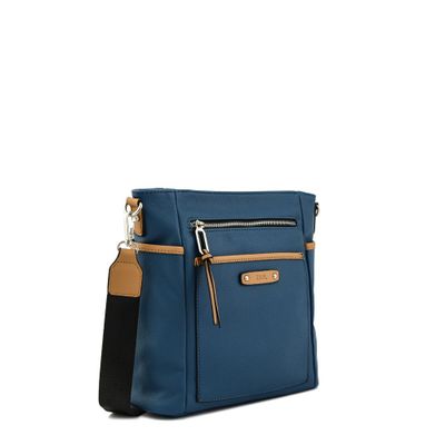 Imagen 2 del producto Cartera bandolera pequeña lima azul