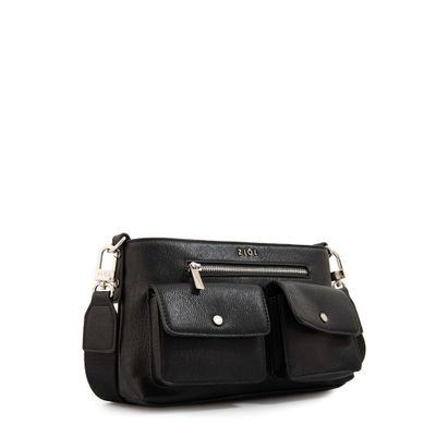 Imagen 2 del producto Cartera Bandolera alisa pequeña negro