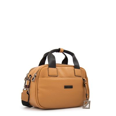 Imagen 2 del producto Cartera bandolera con asas helena pequeña beige oscuro