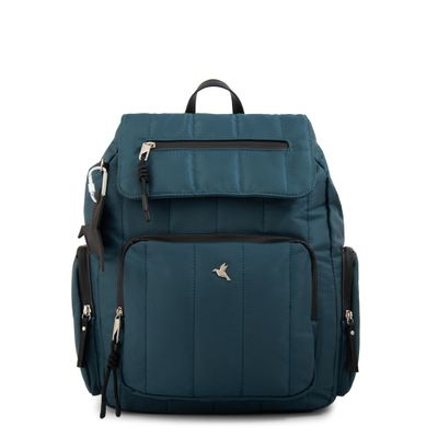 Mochila porta notebook grande lizel petroleo oscuro