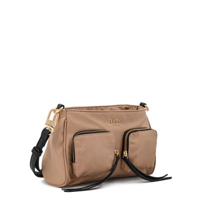 Imagen 2 del producto Cartera bandolera pequeña nellie beige oscuro