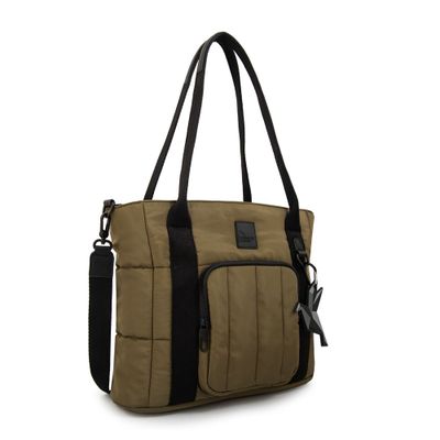 Imagen 2 del producto Cartera tote porta notebook florence mediana verde oliva