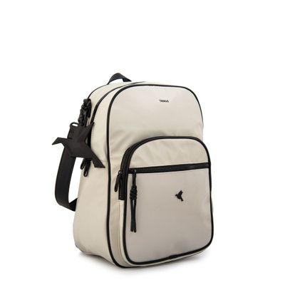 Imagen 2 del producto Mochila porta notebook grande carina gris claro