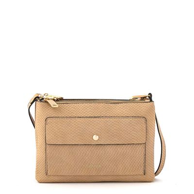 Cartera bandolera pequeña sidonie beige