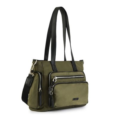Imagen 2 del producto Cartera tote grande zamora verde oliva