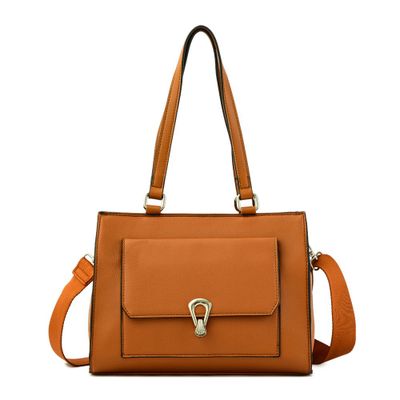 Cartera dos asas mediana dalal café