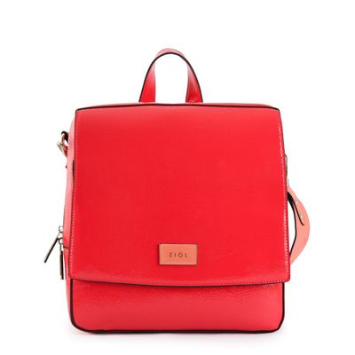 Mochila con tapa mediana manchester fucsia