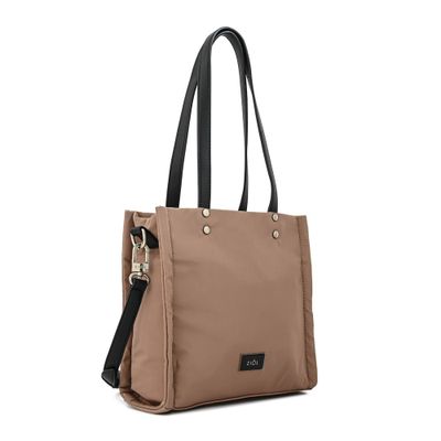 Imagen 2 del producto Cartera tote tres divisiones lisette beige oscuro