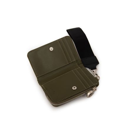 Imagen 2 del producto billetera cierre exterior pequeña luna verde oliva