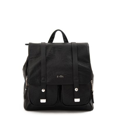 Mochila con tapa mediana erzurum negro especial