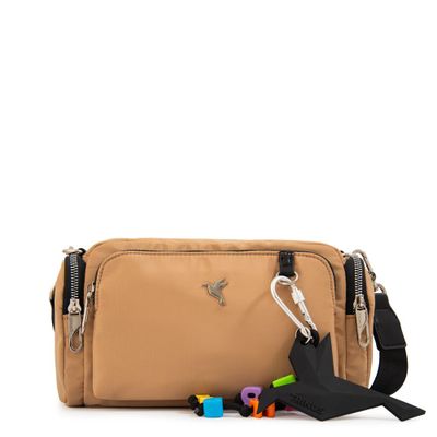 Imagen 1 del producto Cartera bandolera melania mediana beige oscuro