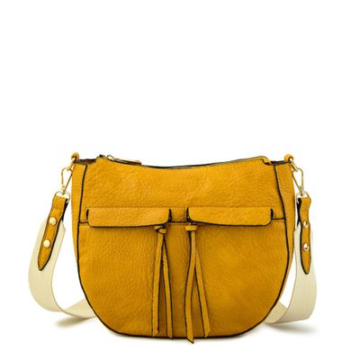 Cartera bandolera mediana edita camel