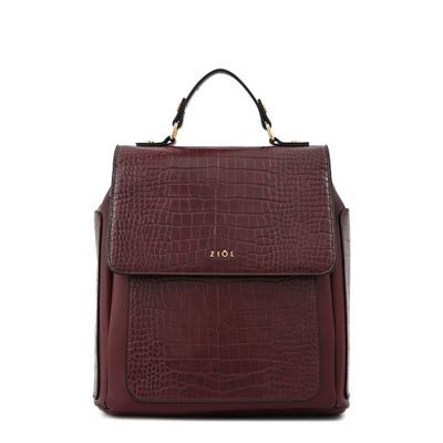 Mochila mediana ariana burdeo