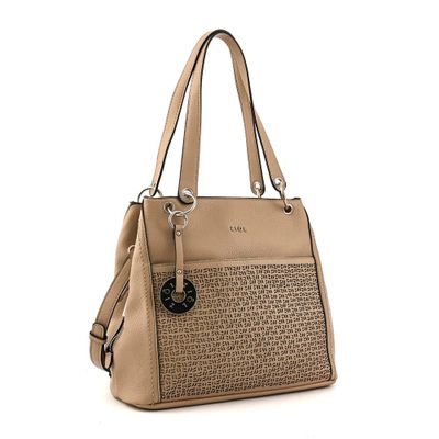 Imagen 2 del producto Cartera tote tres divisiones asturias taupe